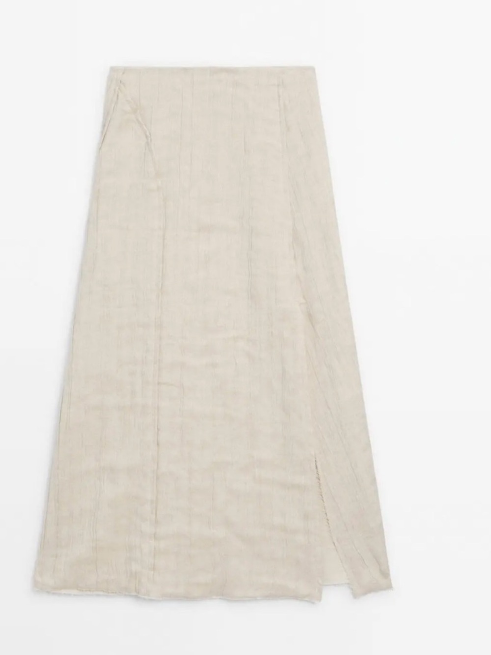 Massimo Dutti Cream Women's Skirt